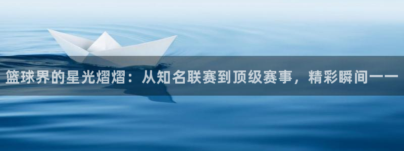 篮球界的星光熠熠：从知名联赛到顶级赛